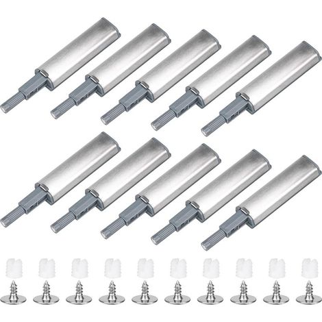 10 Pièces Push to Open Aimant Porte Placard Amortisseur Tiroir de Magnétiques Poussoir Porte Placard pour la Porte de l'Armoire, Tiroir, Meuble et Placard (1/5)