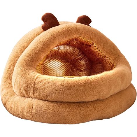 Panier de pour Chat Confort Chaud Durant l'hiver Froid Maison pour Chat en (1/5)