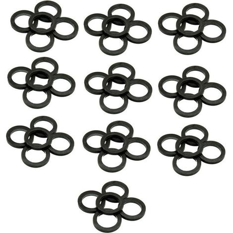 Schläfer - Guarnizioni in Gomma M22x1 Compatibili con Canotto Sifone Sanitrit Guarnizione Tappo Acquario 56x36 Manicotto Scarico Guarnizioni Sifone Lavello Cucina, Gomma, 50 pz