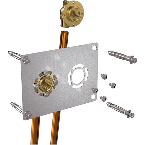 Salida pasamuros Watts ROBIFIX tubo de cobre D14mm F1/2" para soldar