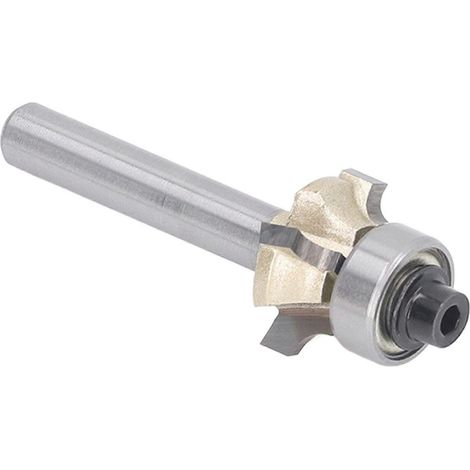 Abrundfräser 1/4" Schaft R3 4 Schneiden, scharfer Profi-Abrundfräser für Holzbearbeitung