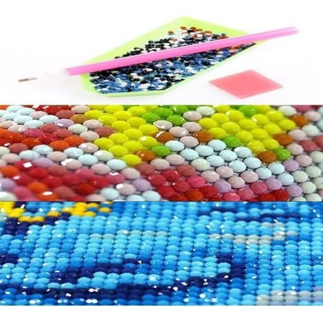 30 40 cm Diamant Peinture Rose, 5D DIY Diamond Painting Complet Strass de Broderie Diamant Kit Muraux Décor à La Maison (1/4)