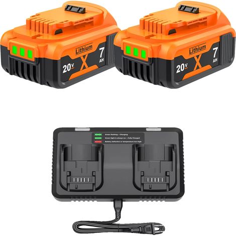 Ersatzakku, 7000 mAh Kapazität, kompatibel mit Elektrowerkzeugen, Rosa, Sonstige-d (1/2)