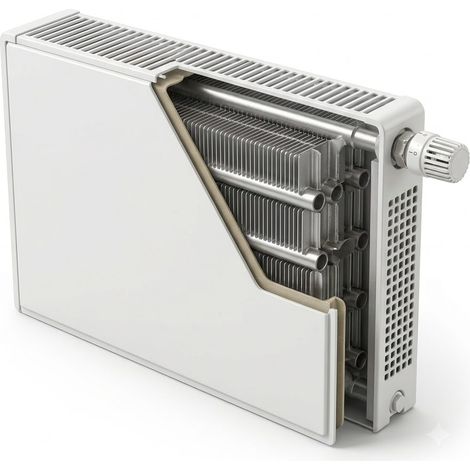 Wendelteller Heizkörper Typ: WTh-384 kW 750 lg. - 9504608 von Viessmann