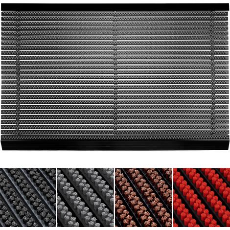 Türmatte Power Brush Grau 40 x 60 cm