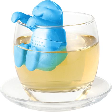 Passoire à thé en silicone en forme de loutre, infuseur de thé réutilisable et mignon, filtre à thé pour infusion