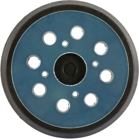 Almohadilla de lijado de 125 mm con 8 orificios y cierre de velcro para lijadora orbital aleatoria de alta velocidad (1 pieza) (1/4)
