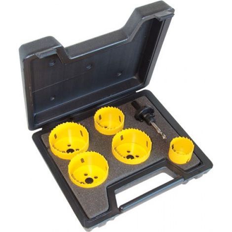 Jeu de 5 scies cloches C.K. + outils pour électricien 424044 (1/2)