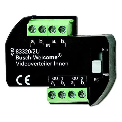 Busch-Jaeger Videoverteiler Innen UP, 2-fach (83320/2 U), 2CKA008300A0042 (1/2)