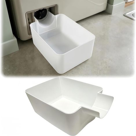 Bac De Récupération D'eau Pour Filtre De Lave linge Chargement Frontal Anti Débordement, Bac De Récupération D'eau Pour Lave linge, Facile Installer Entonnoir De Vidange Lave linge (1/5)