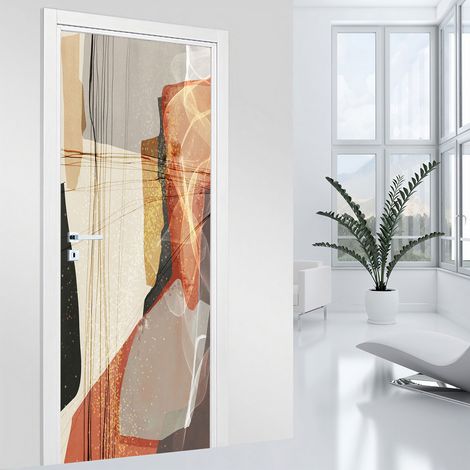 Stickers pour porte - Design - 73 x 205 cm - Adhésif MAT (1/2)