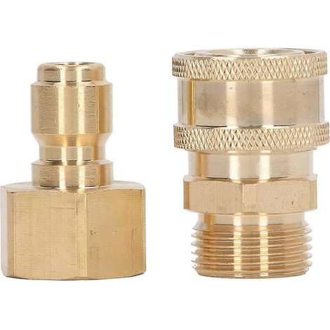 Raccords pour nettoyeurs haute pression 5000 PSI, adaptateurs pour tuyaux de lave-linge, connecteurs internes et externes M22x1,5 mm