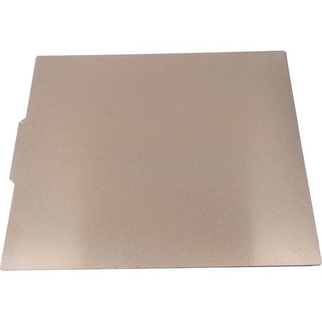 Plateau magnétique flexible en acier à ressort PEI double face texturé pour imprimante 3D CR10, accessoire de lit d'impression (1/5)