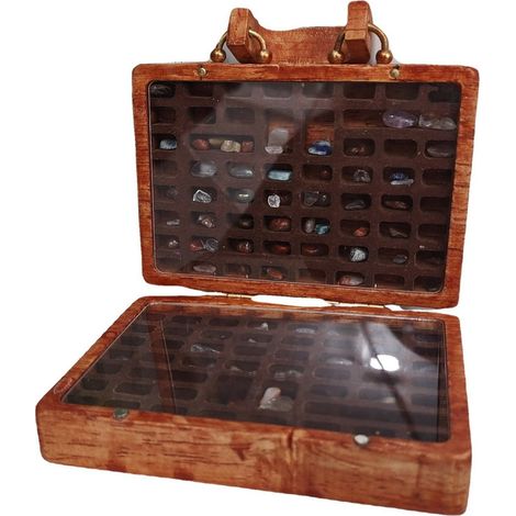 Boîte De Rangement - Pour Ornements De Noël Et Pierres De Collection - Idéale Pour Voyage Valise Escalade - 1 Pièce (1/5)