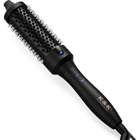 Thermal Brush, 38mm Heated Round Brush, Heated Curling Iron Ionic Tourmaline Ceramic Curling Iron, Hot Style Volume Brush, Hair Brush (1/5)