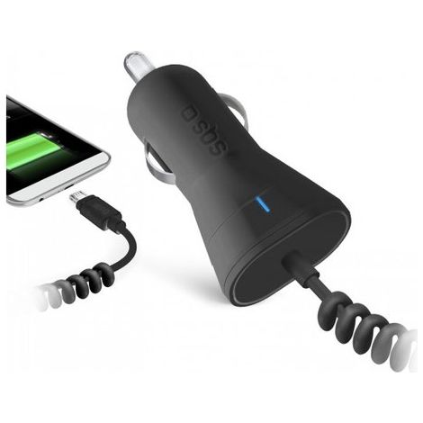 SBS Caricabatterie da auto con connettore Micro USB
