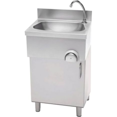 Lave mains à poussoir inox - Combisteel