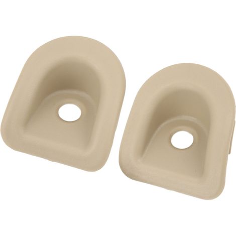 2 Türgriffblenden für den Innenraum 7R3Z 63220A51 AC, Befestigungsringe für Fahrerseite links, kompatibel mit Ford Mustang 2006-2014, Farbe Beige, 2-teiliges Set. (1/5)