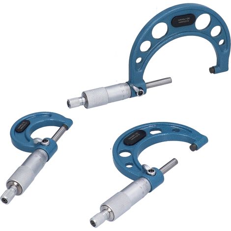 Micromètre extérieur en acier à roulement, outil de mesure de précision pour pièces, 0,01 mm (1/5)