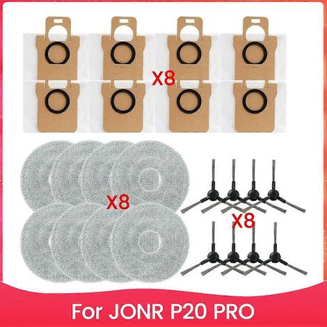 Pour P20 PRO aspirateur robot nettoyeur brosse latérale serpillière sacs à poussière accessoires de remplacement pièces (1/5)