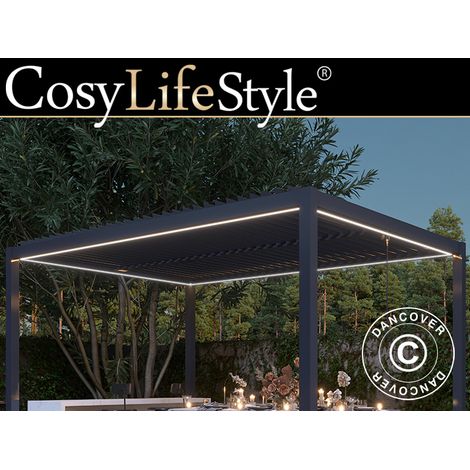 LED Lichtleiste für San Pablo Pergola Pavillon 4x4m, 4 Stk., (1/5)