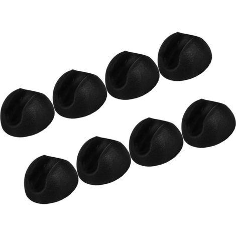 Protections de sol en PVC noir pour pieds table, lot 8, (1/5)