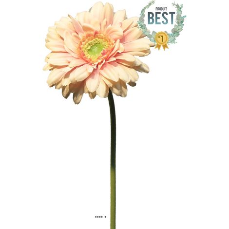 Gerbera artificiel, H 48 cm Rose pâle - BEST - couleur: Rose pâle