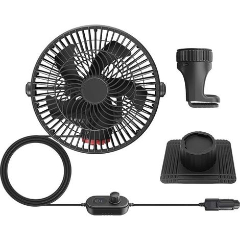Ventilateur rotatif électrique silencieux 24 V 12 pour cabine de (1/5)