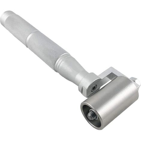 Hand Pressure Roller, Stainless Steel Flat Seam Roller for Wallpaper Edge Joint (40mm)