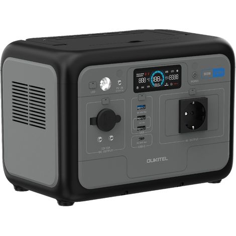 Station électrique portable OUKITEL P800E - 800W - Générateur solaire - Batterie LiFePO4 512Wh - Urgence, coupure de courant, camping (1/5)
