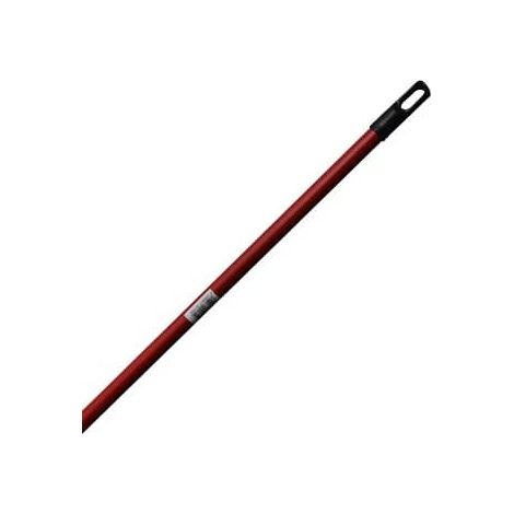 Palo universal metalico cepillo barrer fregona 120 cm Rojo (1/3)