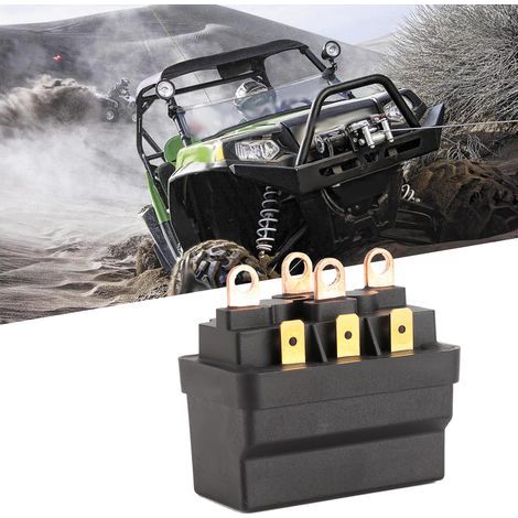 Relè solenoide universale per verricello da 12V 120A in acciaio per veicoli fuoristrada e 4x4 (1/5)