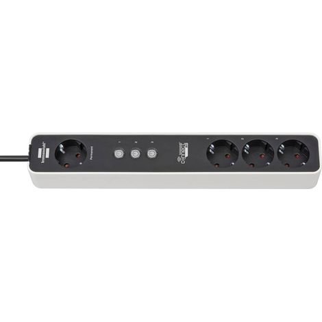 Brennenstuhl 1153240627 Multipresa Bianco, Nero Schuko 1 pz. (1/5)