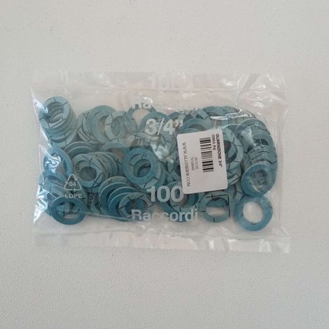 Guarnizione omnia piatta di carta da 3/4 - blister da 100 unità (1/2)