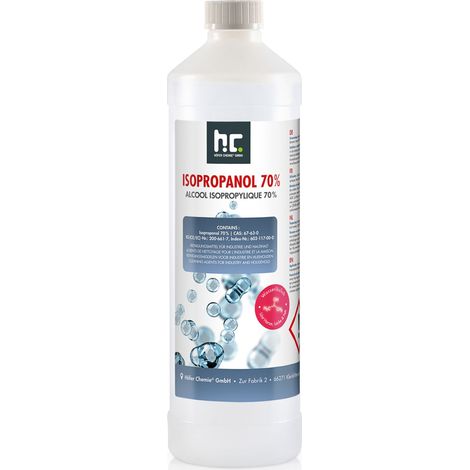 Höfer Chemie Alcool isopropylique 70% Höfer Chemie® en bouteille de 1 L 1 l (en)
