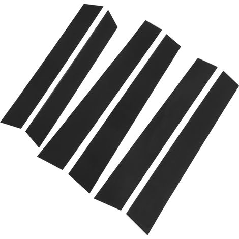pièces de garnitures de vitres latérales noires brillantes pour montants de porte CR-V 2007-2011 (1/5)