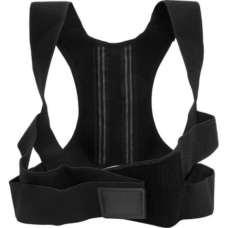 Sangle de soutien lombaire correctrice de posture assise réglable pour homme et femme, respirante (1/5)