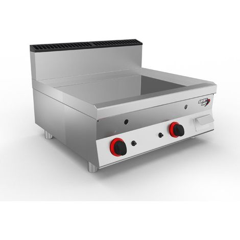 SOFRACHEF - Top plancha gaz - L 800 mm - Chrome lisse - Sofraca