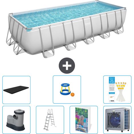 Bestway Piscina Bestway Power Steel Rectangular - 640x274x132 cm - 8-piezas  S535 (1/4)