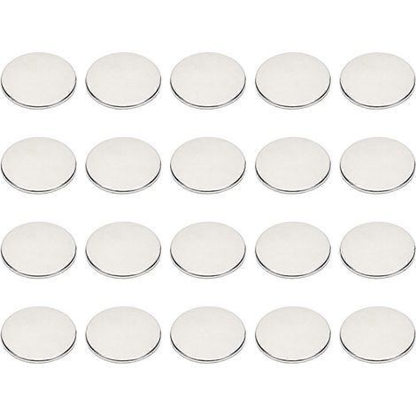 20 runde Neodym-Magnete, starke Magnetkraft, robuste Multifunktionsmagnete für Kühlschrank Wh