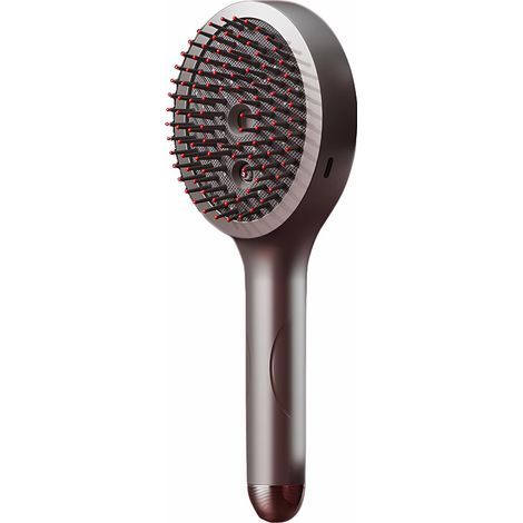 Appareil de massage électrique du cuir chevelu avec écran LCD, 4 modes, lumière rouge, fonction brumisation, rechargeable USB-C, brosse de croissance des cheveux pour tension du cuir chevelu (1/5)