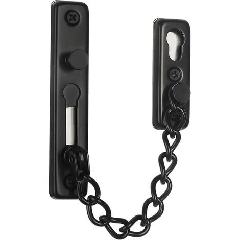 Chaîne de sécurité antivol pour porte intérieure en acier inoxydable, verrou de clôture, chaîne de sécurité robuste (1/4)