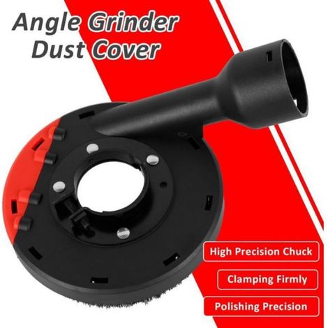 Adaptateur aspiration pour meuleuse d'angle - Réduction efficace de la poussière Compatible modèles 100 et 125 mm - Interface 45 mm (1/5)