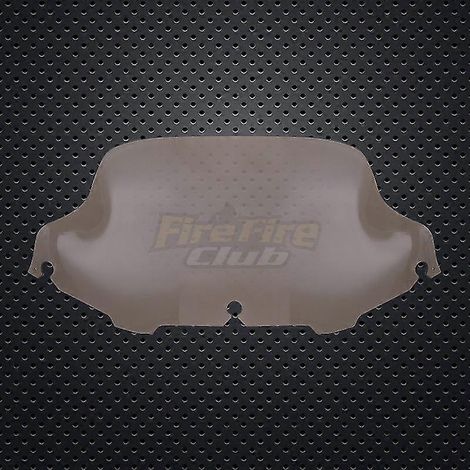 Pare-brise chromé/noir/transparent 6'8" pour moto Harley Electra Street Glide FLHX Touring 1996-2013 - Style 10 8 pouces (1/5)