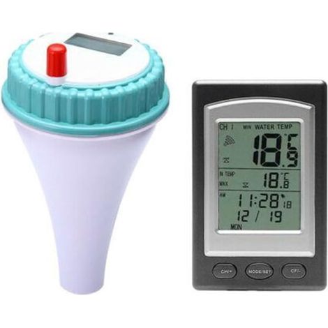 Termometro galleggiante per piscina con tecnologia avanzata e telecomando wireless compatibile. (1/5)