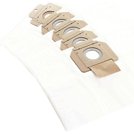 Makita – Sac filtre M 5pcs W107418353 – Sacs filtrants non tissés pour aspirateurs de classe M – Capacité 34 litres pour impuretés sèches