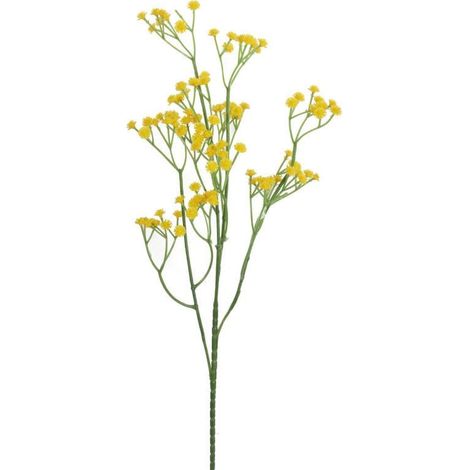 Branche de gypsophile jaune de 60 cm pour compositions florales (1/3)