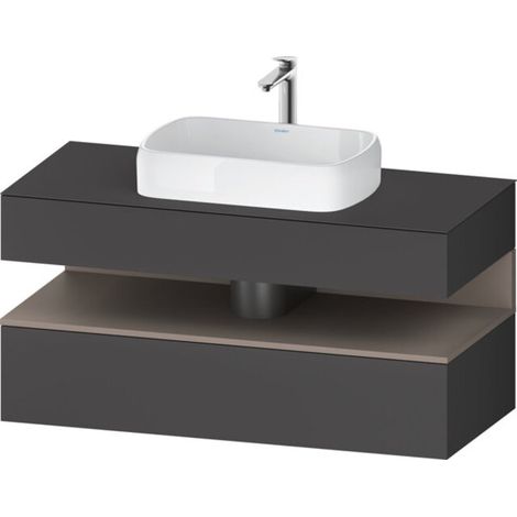 Duravit Collection One Konsolenwaschtischunterbau, 1 Auszug, 1 (1/2)