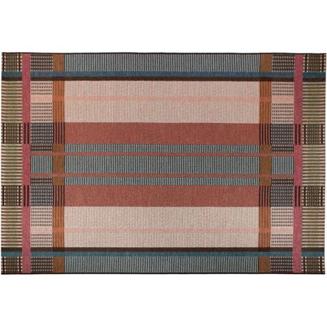 VIVARAISE - Tapis extérieur Kaël Vivaraise - Polypropylène 100% - Design graphique Multico (1/5)