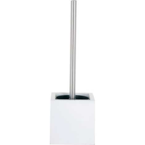 WC-Bürstenhalter MDF und Edelstahl Weiß - Msv